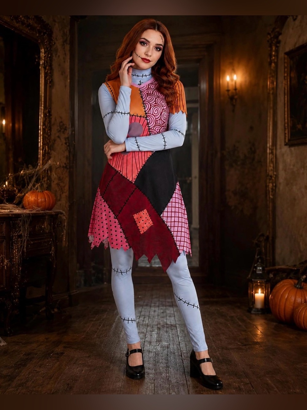 Patchwork Sally- Nightmare Before Christmas Costume Dress. Halloween outfit. New